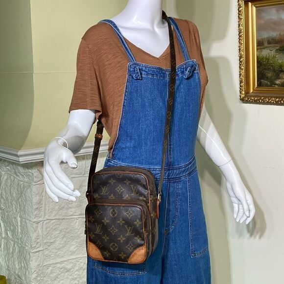 Vintage LOUIS VUITTON Monogram Amazone Shoulder Cross Body Bag - Picture 1 of 16